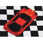 Horizontal Woven Fabric Screen Printed Patches With Eco Friendly Silicone Logo