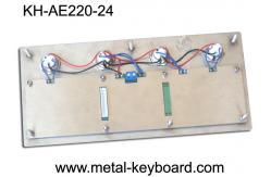China Rugged Stainless Steel Industrial Entry Keyboard with 24 Keys , Full Metal Keyboard supplier