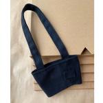 8*6cm  Foldable Canvas Coffee Cup Holder With Straw Pockets