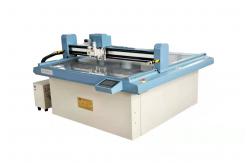 China Flat Bed Paper Oscillating Knife Cutter Cardboard Carton Box Sample Maker supplier