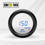 6116B Plastic Net Oil Press Gauge Meter Auto Mobile Display 52mm
