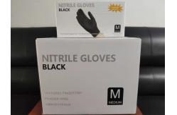 China Automobile Industrial Heavy Duty Nitrile Gloves 5Mil High Elasticity Powder Free supplier