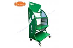 China Metal Car Shop Storage Rack Electric Ebike Battery Stand supplier