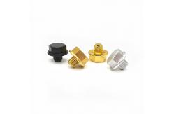 China Custom External Hexagonal Aluminum Screw 6063 Automobile Hub Screw Crown Processing supplier
