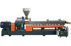 China PVC Conical Twin Screw Extruder Pipe Profile Sheet Extrusion Dual Screw Extruder supplier