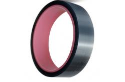 China 50Hz Solvent Resistant Vivid Black Polyimide Tape For Screen Printing Technology supplier