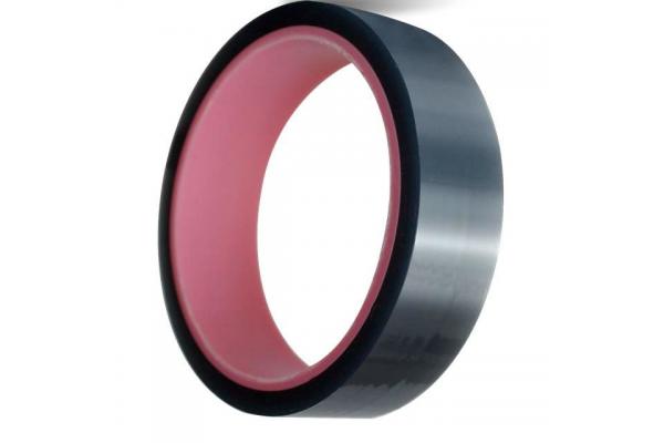 50Hz Solvent Resistant Vivid Black Polyimide Tape For Screen Printing Technology