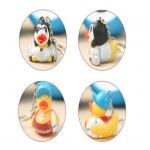 Children Funny Mini Duck Keychains Soft PVC Eco - Friendly Material OEM / ODM for sale