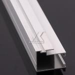 Rail Frame Alloy Silver CQC Light Weight OEM Aluminum For Sliding Windows for sale