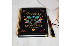 China Artistic Spiral Hardcover Notebook With Customized Colour High Durability supplier
