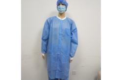 China Elastic Cuffs Anti Static PP Disposable Isolation Gowns supplier