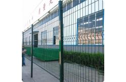 China Residential Green Powder Coated Triangle Designs Security 3D Fence Panel supplier