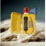 Loud Speaker Dust Proof Watertight Telephone With Warning Lamp For Noisy Industry for sale
