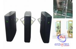 China Retractable Flap Barrier Gate in shock absorber visitor management system supplier