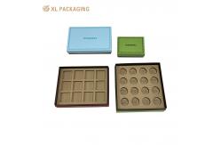 China Romantic Packaging For Truffles Chocolates & Eco-Loving Gifts Biodegradable Valentine's Day Chocolate Gift Box  Lid-Base Structure With Food Grade Insert Red Heart Print Compostable Material supplier