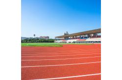 China Red Synthetic Track Surface Recyclable Spray Coating System Running Track supplier
