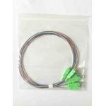 12 Cores Optical Fiber Patch Cord SC / APC 1.5 Meter Fiber Optic Pigtail for sale