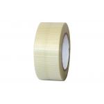 Waterproof Fiberglass Mesh Tape Carton Sealing PET Film With Glass Yarn for sale