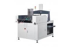 China PLC Control Confectionery Box Corner Pasting Machine 75pcs/min supplier