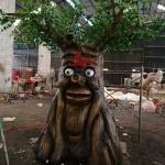 Theme Park Garden Animatronic Plant Talking Tree Sunproof for sale