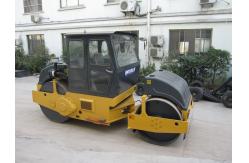 China Streamlined Shape Smooth Drum Vibratory Roller Flexible Steering Drum Road Roller supplier
