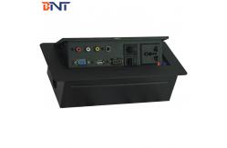 China Office Desk Mounted Power Sockets , Zinc Alloy Universal Power Plug supplier