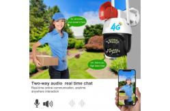 China White CMOS Sensor 4g Security Camera 3MP V380 Pro Siren Surveillance Camera supplier