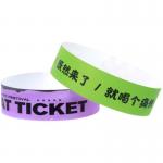 Adjustable Custom VIP Paper Sequential Numbering Bracelets Waterproof Tyvek Paper Wristbands for Festival Event for sale