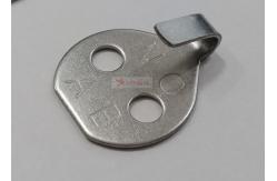 China Stainless Steel 7/8 Diameter Lacing Hook Washers With Two Holes supplier