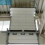 0.25m/S 0.45mm Galvanized Steel Industrial Overhead Door for sale
