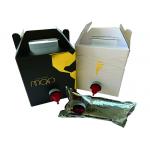 Golden Stamp Printing Arabic Hot Coffee Bags In Box With Spigot / Connector Dispenser Valve for sale