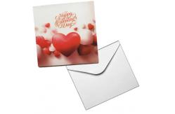 China Hot Selling Custom Lenticular Printed 3D Greeting Cards Of Invitation supplier