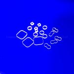 Transparent Frosted Stone Step Quartz Glass Sheet for sale