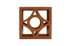 China Construction Material China Classical Pattern Design Facade Tiles Ceramic Hollow Bricks supplier