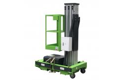 China 8 Meters Single Mast Vertical Lifting Platform 130kg Load Easy Moving supplier