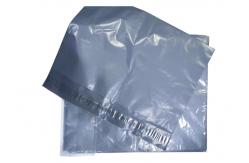 China Fully Recycled PE Resin Grey Poly Mailer Bags For Non Fragile Items supplier