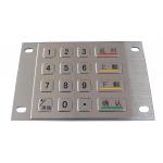 16 keys IP65 dust proof rear panel mounting keypad with USB or PS/2 port for sale