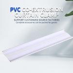                    Co Extrusion Soft PVC and Hard PVC Clips of Screen Window Plastic Profiles              for sale