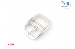 China Shiny Metal Shoe Strap Buckles K2238 / Custom Handbag Hardware RustProof supplier