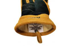 China NFPA 1971 Structural Firefighter Gloves Cowhide 3D Roll Over Tips Fireman Gloves supplier