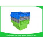 60 Litre Plastic Attached Lid Containers / Lidded Plastic Storage Box