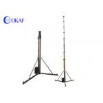 19 Feet Telescopic Antenna Mast Alloy 6063B For Reconnaissance for sale