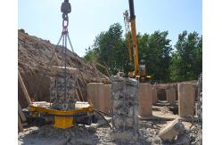 China Concrete Hydraulic Pile Head Rock Breaker Digger For 8t Excavator 400mm supplier