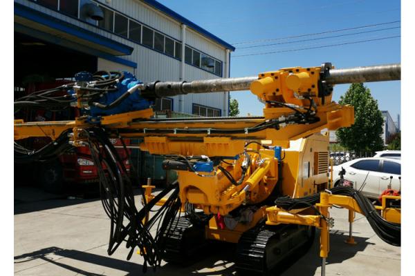 Diesel Engine 25m Depth Crawler Drilling Machine