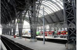 China Prefabricated Railway Station Steel Frame Structure With Space Frame Roof supplier