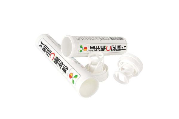 Desiccant Included In Effervescent Tablet Packaging Spiral Lid Design Made Of PE