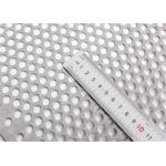 1mm Thick Perforated Metal Mesh Products Small Round Hole Flat Filter Galvanized for sale