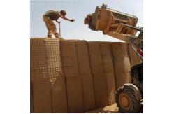 China Green And Earthy Hesco Bastion Wall Barriers Welded Gabion Box supplier