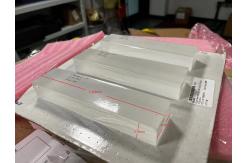 China Thickness Shear Mode Crystal Quartz End Cap For Pressure Resonators supplier