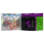 Custom Zipper Resealable Bag With Window Aluminum Foil Mylar Bag for sale